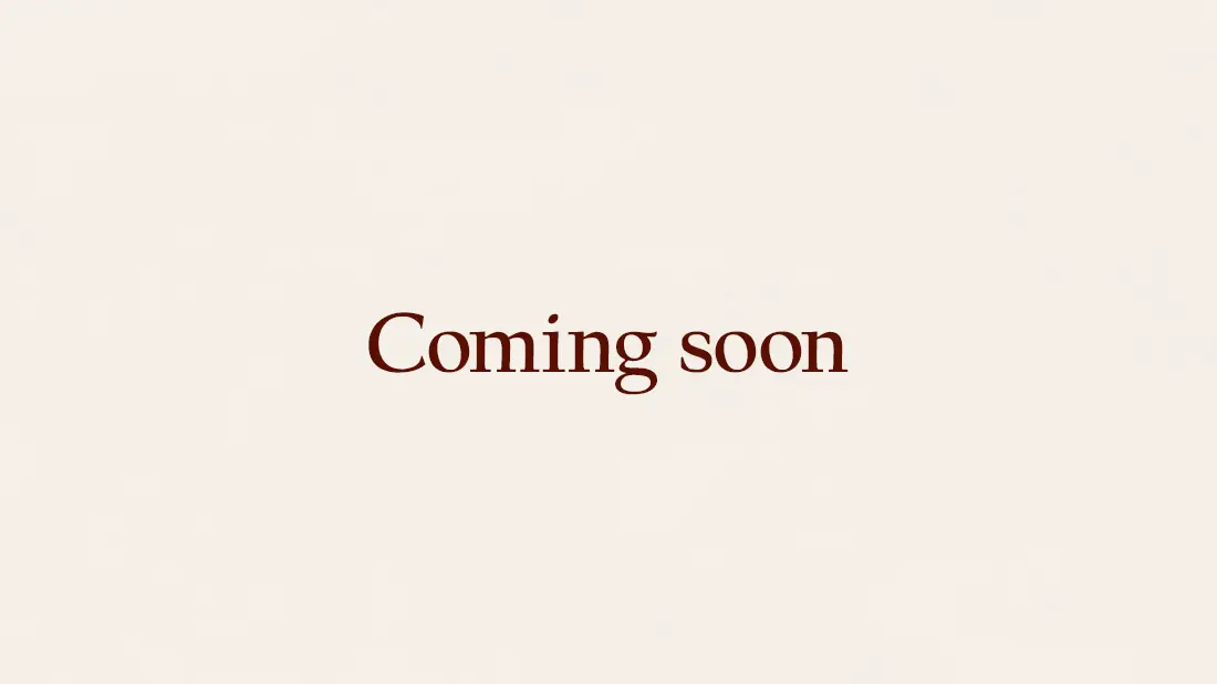 Coming soon